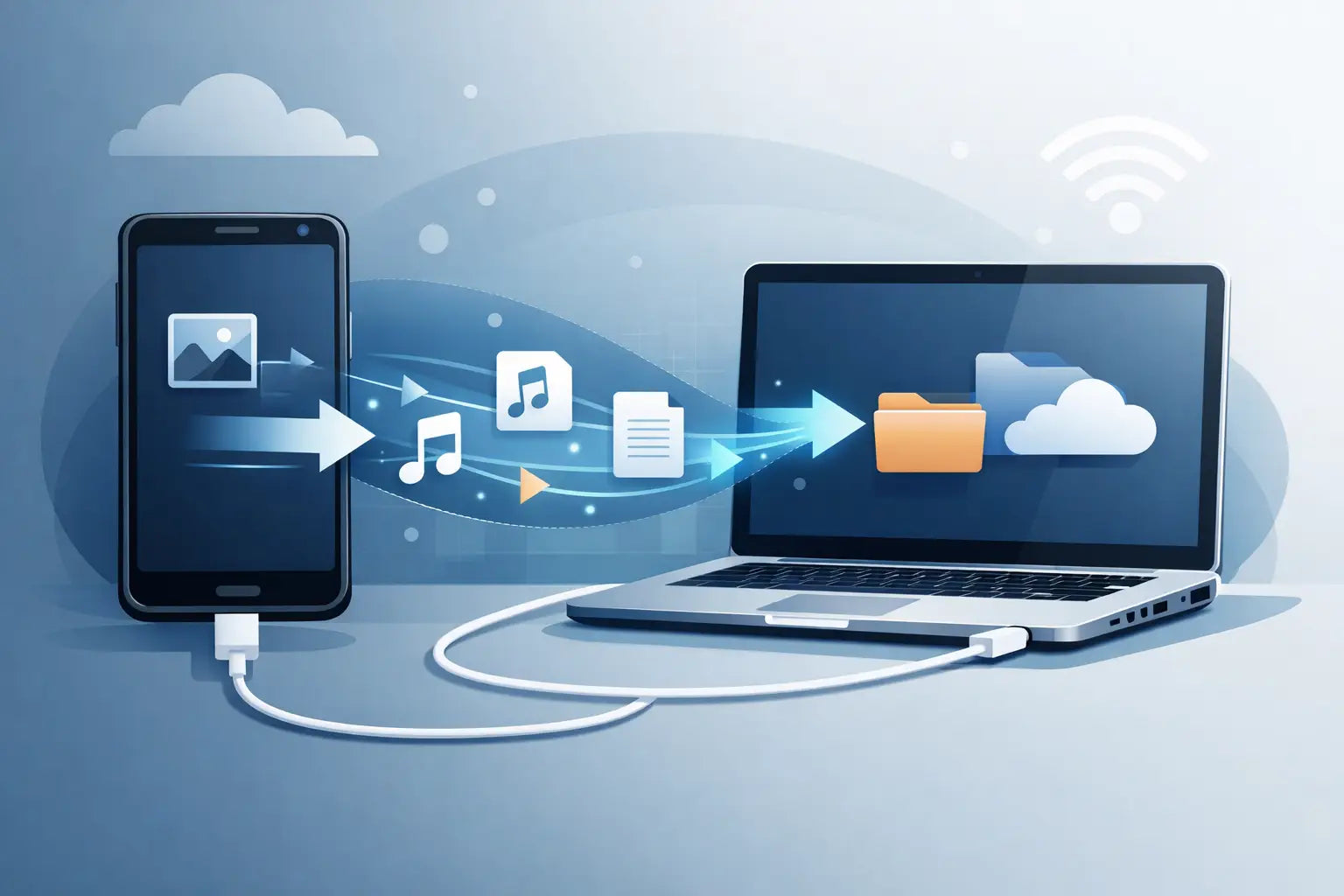 Verbindungskabel Smartphone Datenübertragung